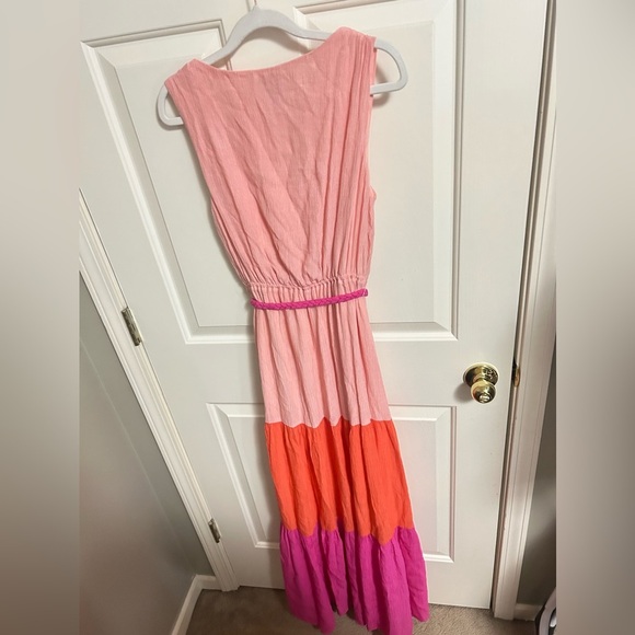 Flying Tomato Orange and Pink Boho Maxi Dress Size Small - Picture 6 of 6